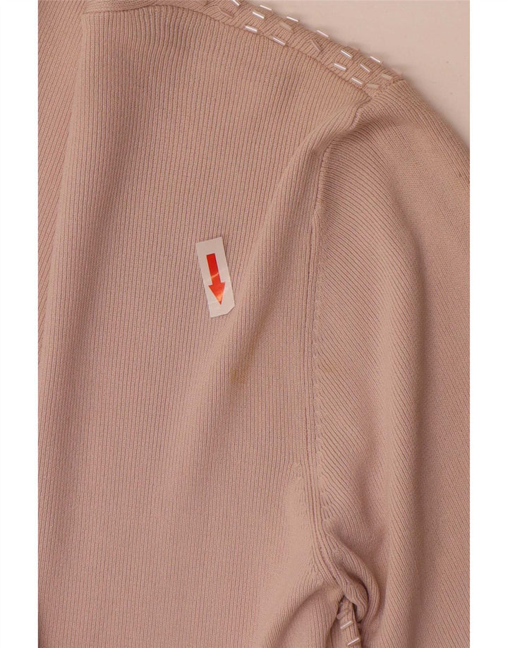 Zara Blusa Mujer Top UK 40 Grande Rayón Rosa