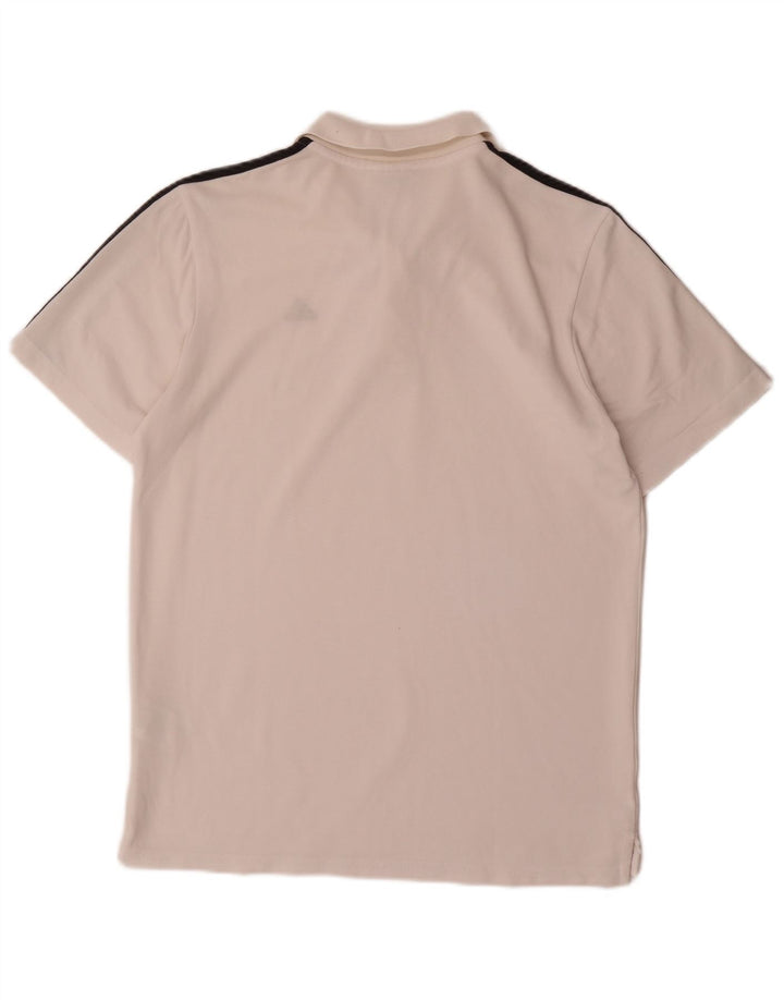 Polo ADIDAS Hombre Algodón Blanco Mediano