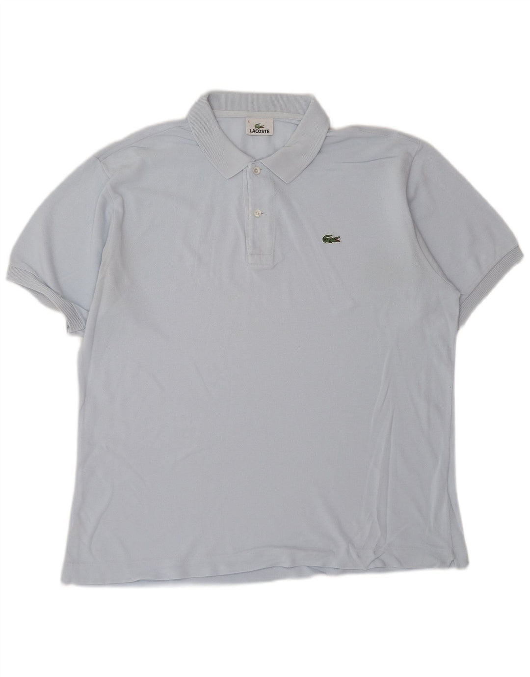LACOSTE Polo para hombre talla 5 grande algodón azul