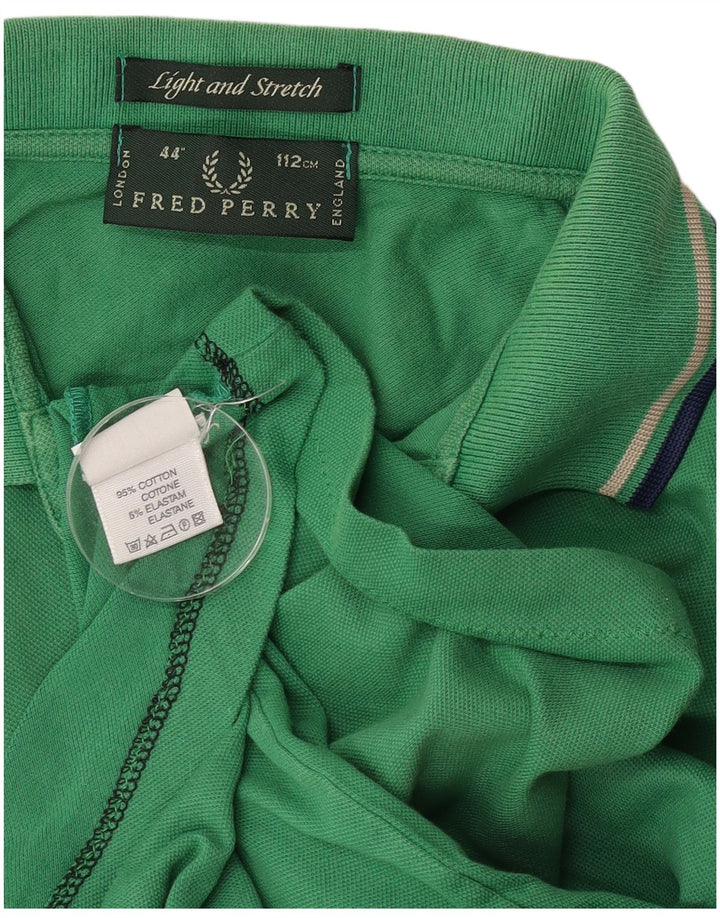 Fred Perry Polo Ligero Y Elástico De Algodón Verde Medio | Hombre