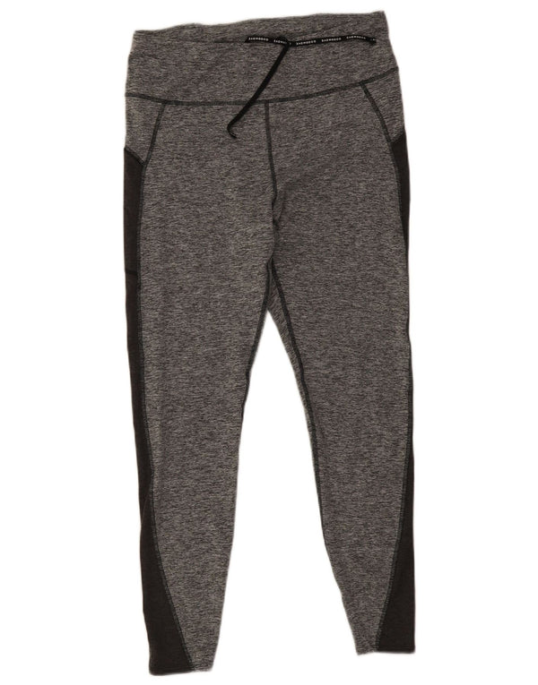Marks & Spencer Pantalones de chándal cortos para mujer UK 44 Grande Gris Colorblock