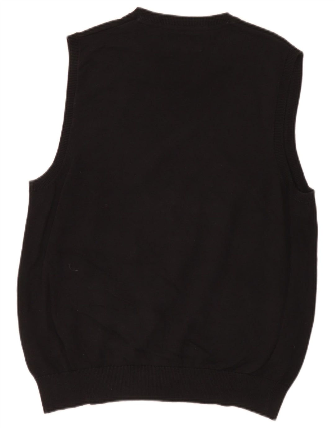 Marks & Spencer - Camiseta sin mangas para hombre, talla grande, algodón negro