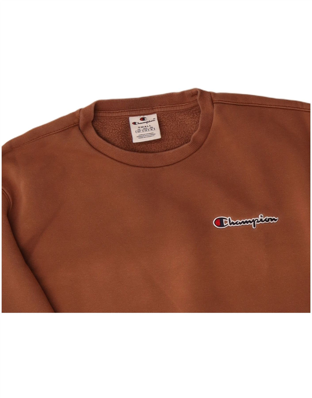 CHAMPION Sudadera holgada para hombre, jersey pequeño de algodón marrón