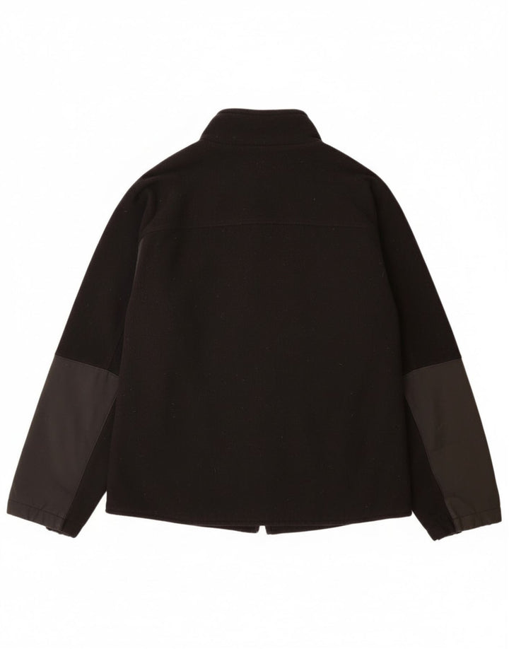 Tommy Hilfiger Chaqueta utilitaria para hombre UK 44 2XL Lana color block negra