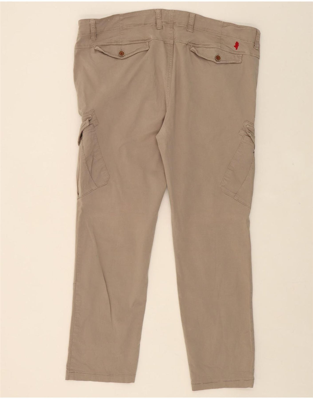 MARLBORO CLASSICS Mens Slim Fit Cargo Trousers W44 L30 Beige Polyester Vintage Marlboro Classics and Second-Hand Marlboro Classics from Messina Hembry 