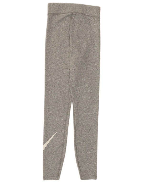 Nike Leggings gráficos para mujer UK 4 XS Gris Algodón