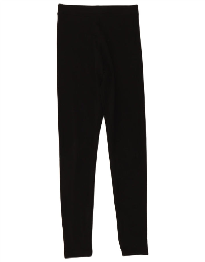 ADIDAS Leggings gráficos para mujer Reino Unido 10 Pequeño Poliéster negro