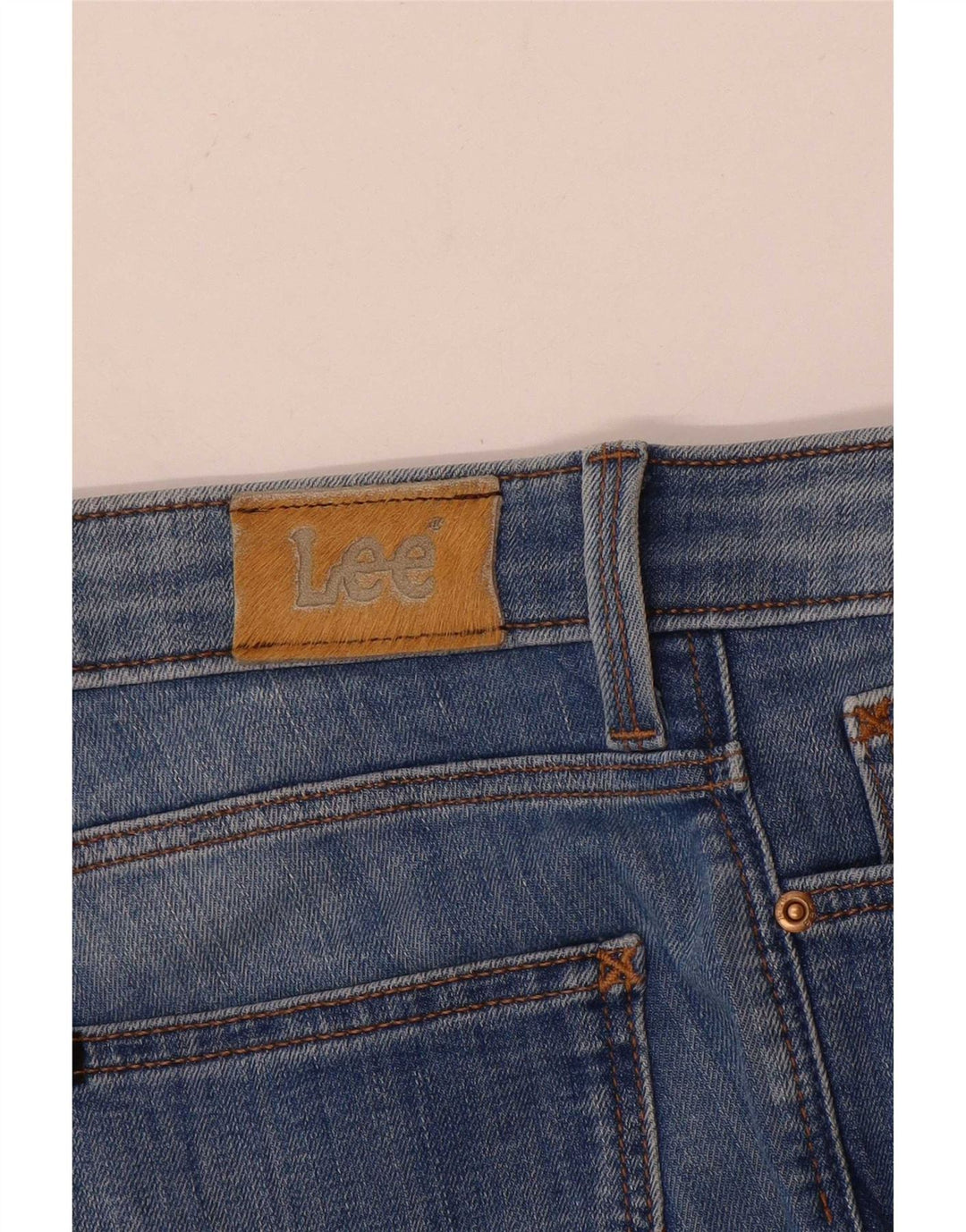 Vaqueros Lee Slim Mujer W28 L27 Azul