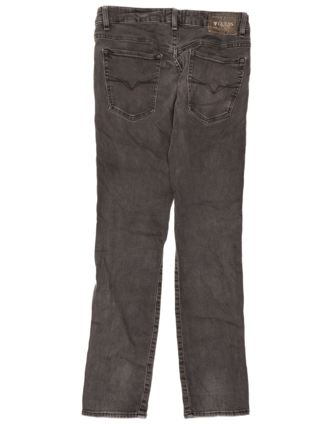 Guess Vaqueros ajustados con gráficos para hombre W31 L30 Algodón gris