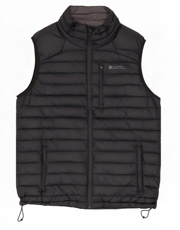 Chaleco acolchado para hombre Mountain Warehouse UK 40 Large Nylon negro
