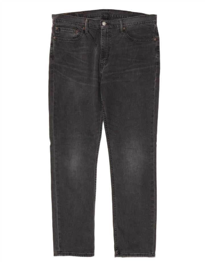 Levi's Hombre 511 Slim Jeans W38 L34 Algodón Negro