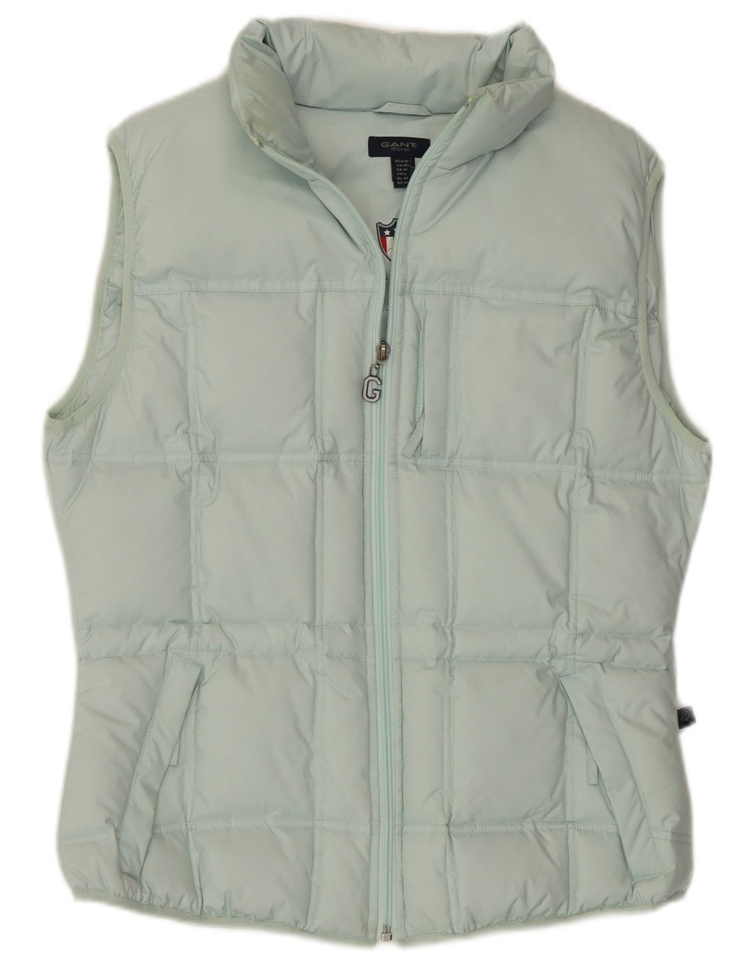 Chaleco acolchado GANT para mujer UK 44 Poliéster turquesa mediano