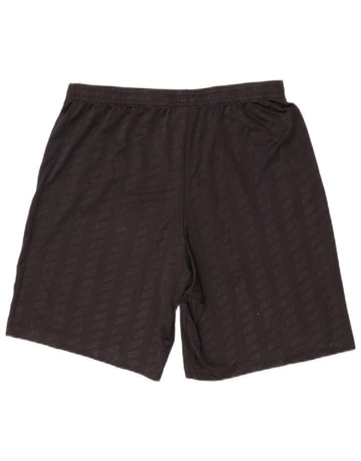 Nike - Pantalones cortos deportivos para hombre, talla grande, poliéster negro