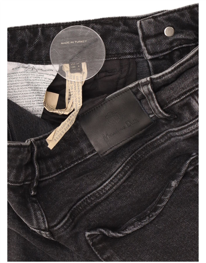 Massimo Dutti Vaqueros Bootcut Mujer EU 36 XS W26 L25 Negro Algodón