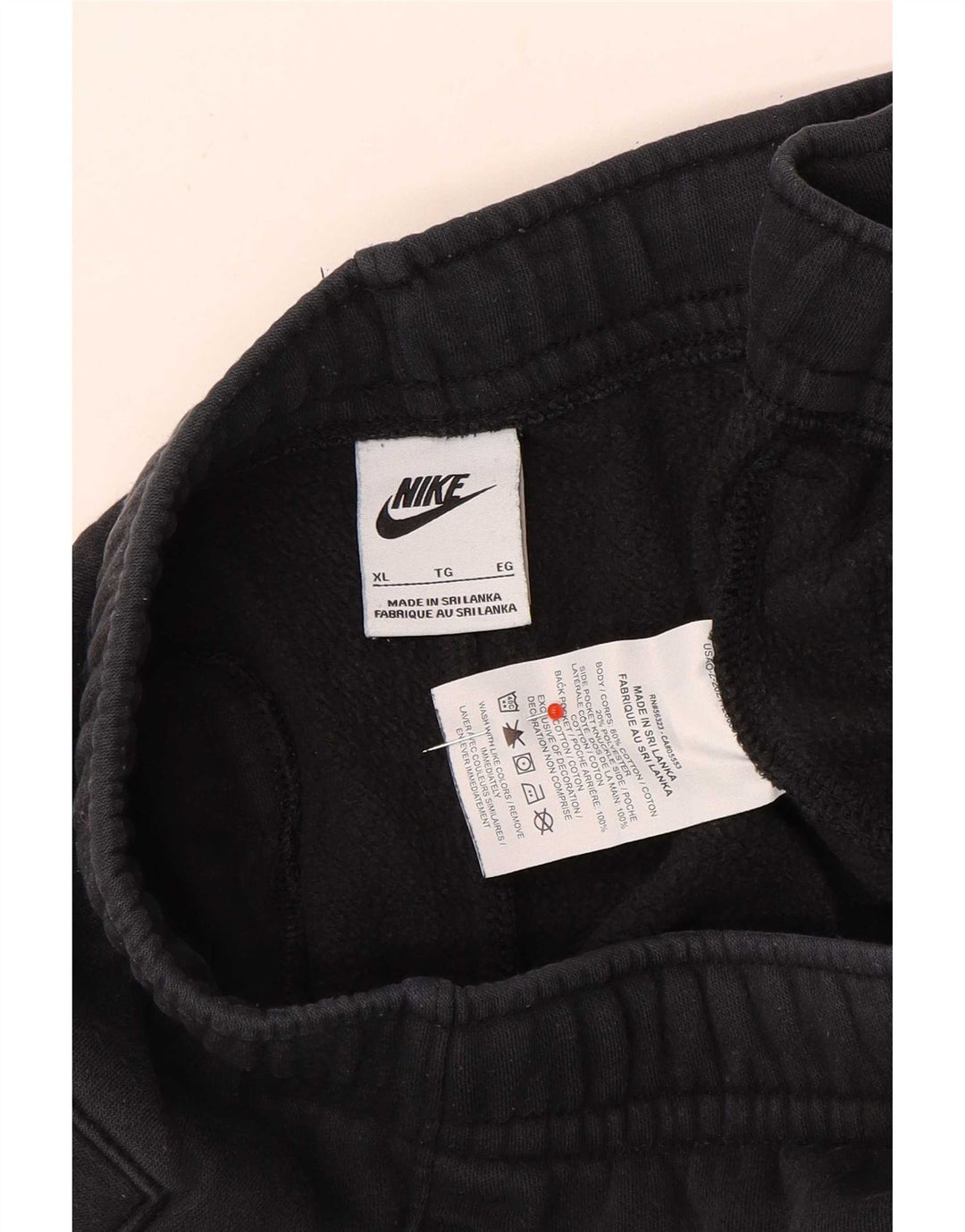Pantalón de chándal Nike Hombre XL Negro Algodón