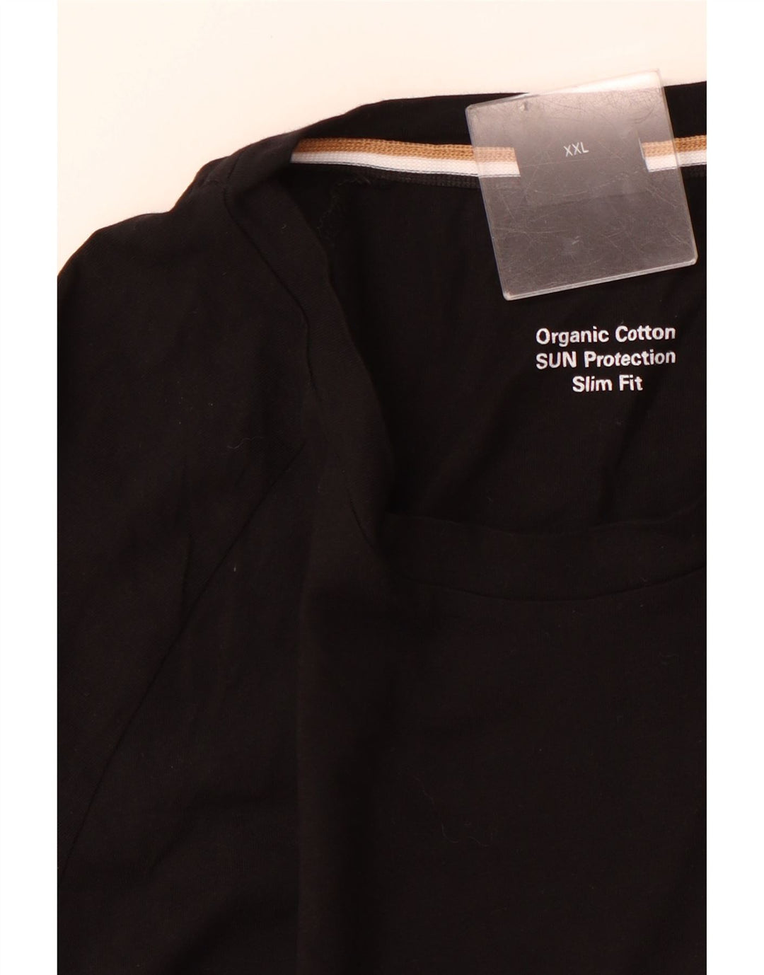 HUGO BOSS Camiseta gráfica ajustada para hombre Top 2XL Algodón negro