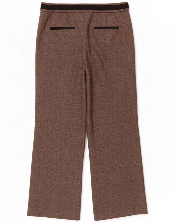 Marks & Spencer Womens Per Una Cropped Pants UK 10 Small W30 L26 Brown