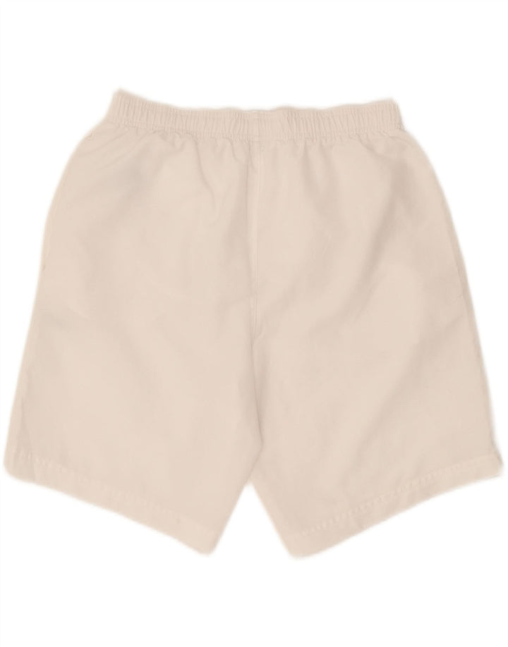 REEBOK Mens Sport Shorts Small  White Polyester Vintage Reebok and Second-Hand Reebok from Messina Hembry 