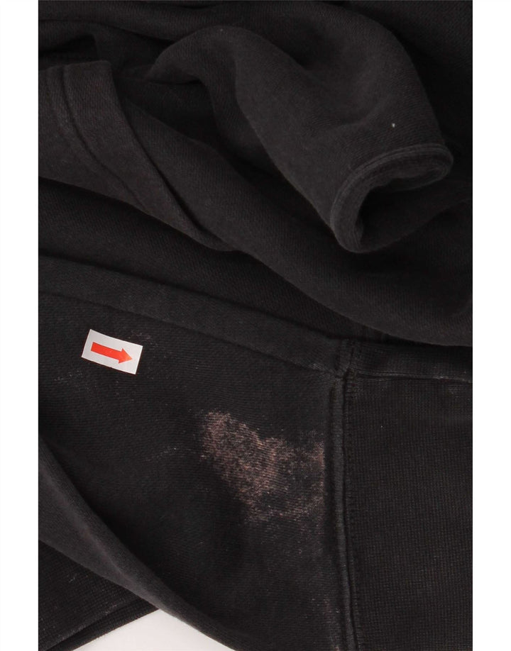 Nike - Sudadera con capucha para hombre (algodón negro mediano)