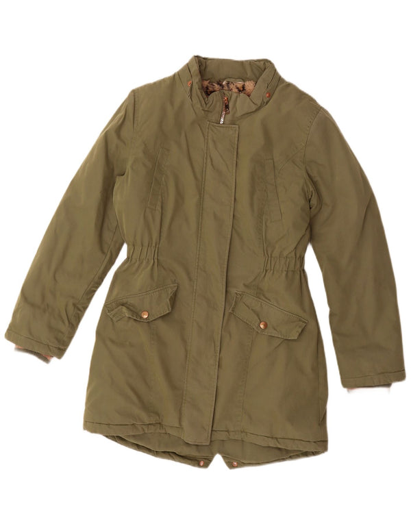 John Lewis Parka Sherpa para niña 12-13 años Algodón Verde