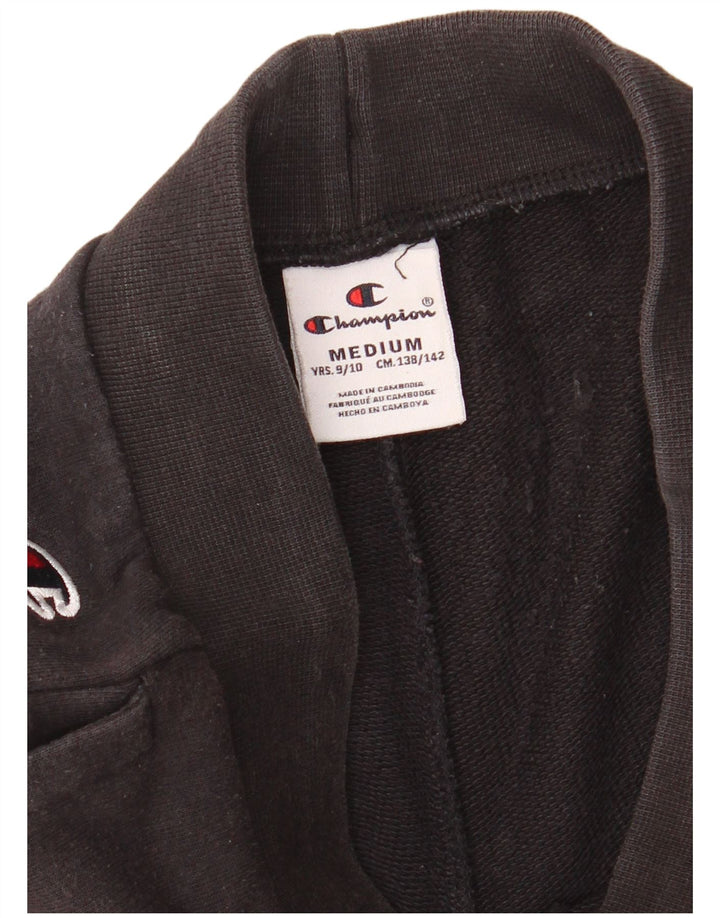 CHAMPION Pantalones cortos deportivos con gráficos para niños 9-10 años Negro