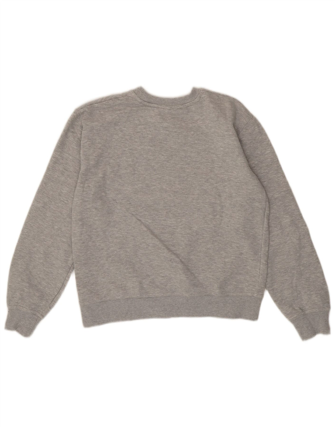 Zara Mujer Sudadera Extragrande Jersey UK 10 Small Gris Moteado Algodón