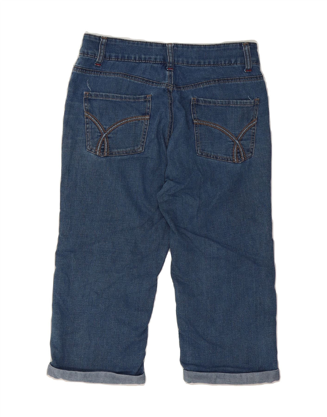 WRANGLER Womens Capri Jeans US 4 Small W30 L18 Blue Cotton Vintage Wrangler and Second-Hand Wrangler from Messina Hembry 