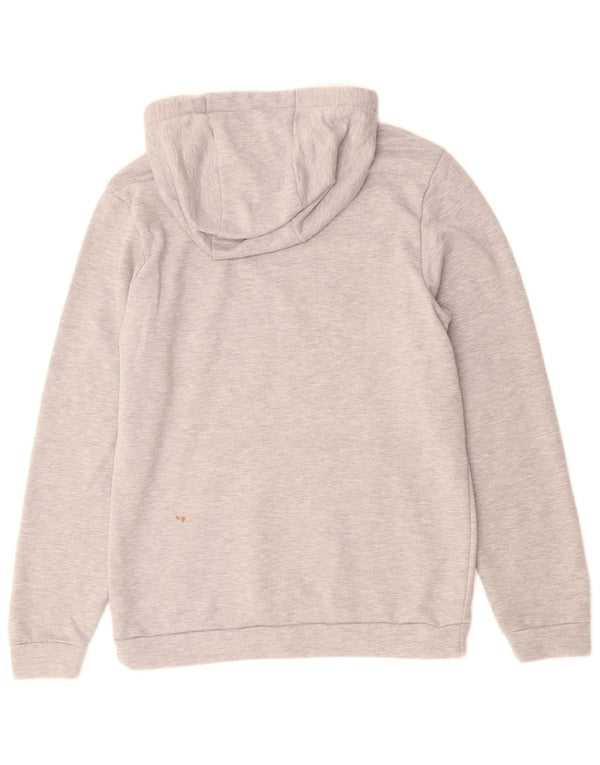 Nike Dri Fit Graphic Sudadera con capucha para mujer UK 10 Small Grey Flecked