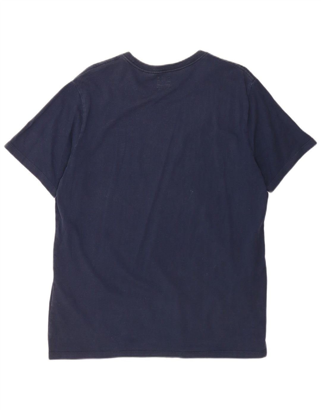 Levi's Camiseta estándar para hombre Top grande de algodón azul marino