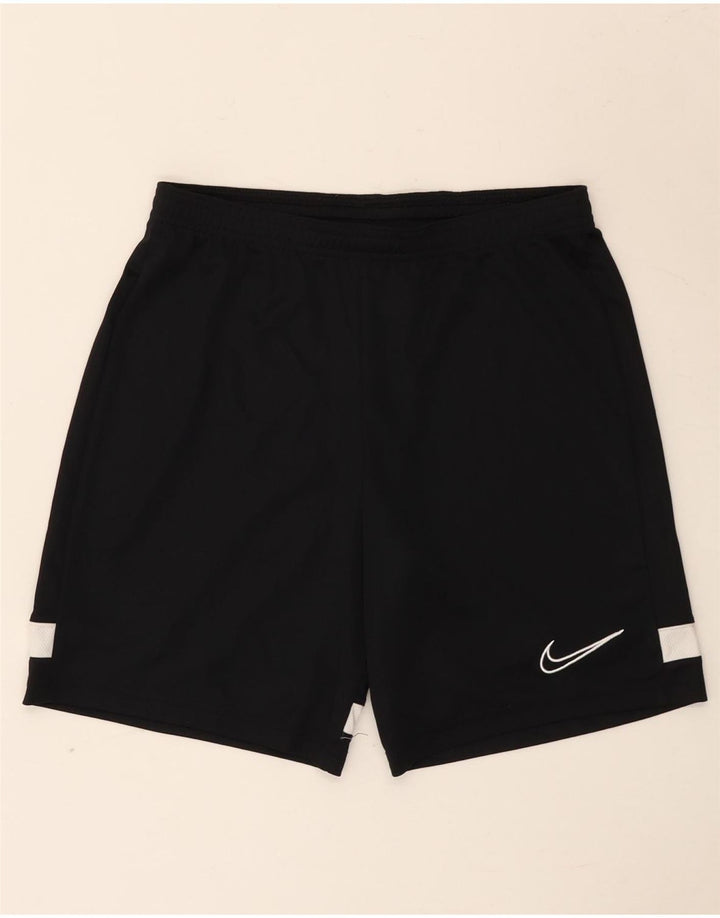 Nike - Pantalones cortos deportivos Dri Fit para hombre, poliéster color block, color negro, pequeño