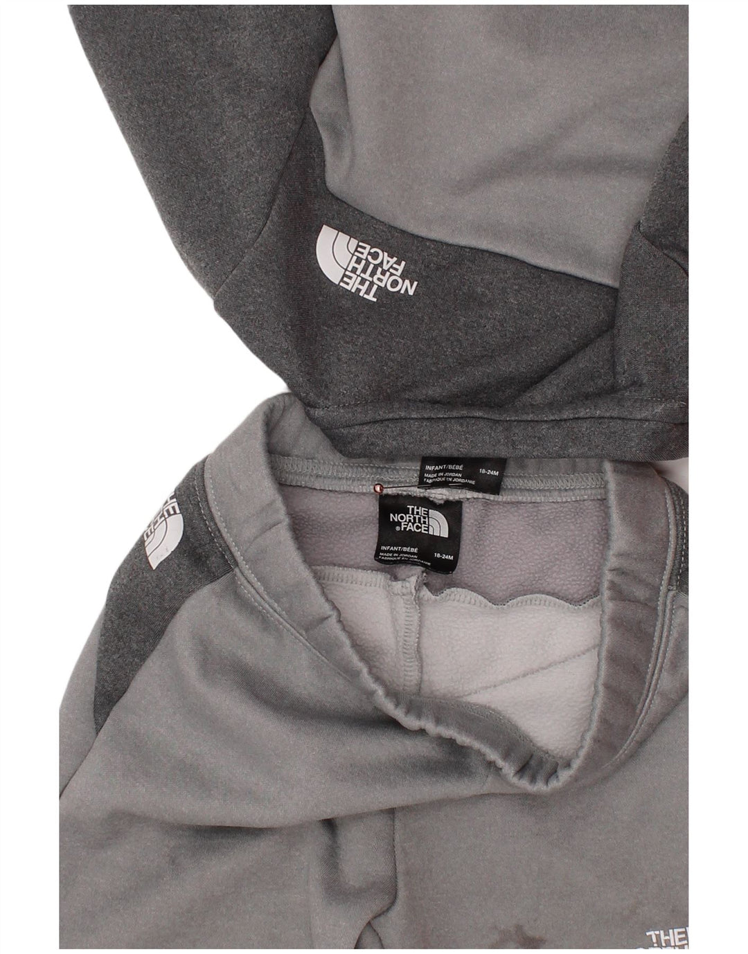 THE NORTH FACE Chándal completo para bebé niño 18-24 meses Gris Colorblock