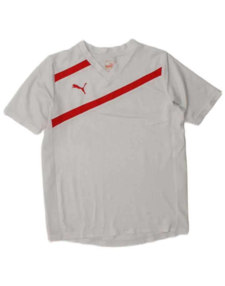 Puma Camiseta gráfica para niño 11-12 años Blanco Colorblock Poliéster