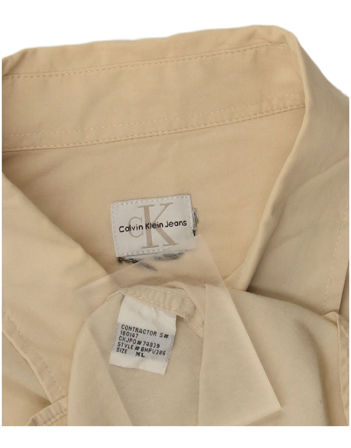 Camisa Calvin Klein Jeans Hombre XL Beige