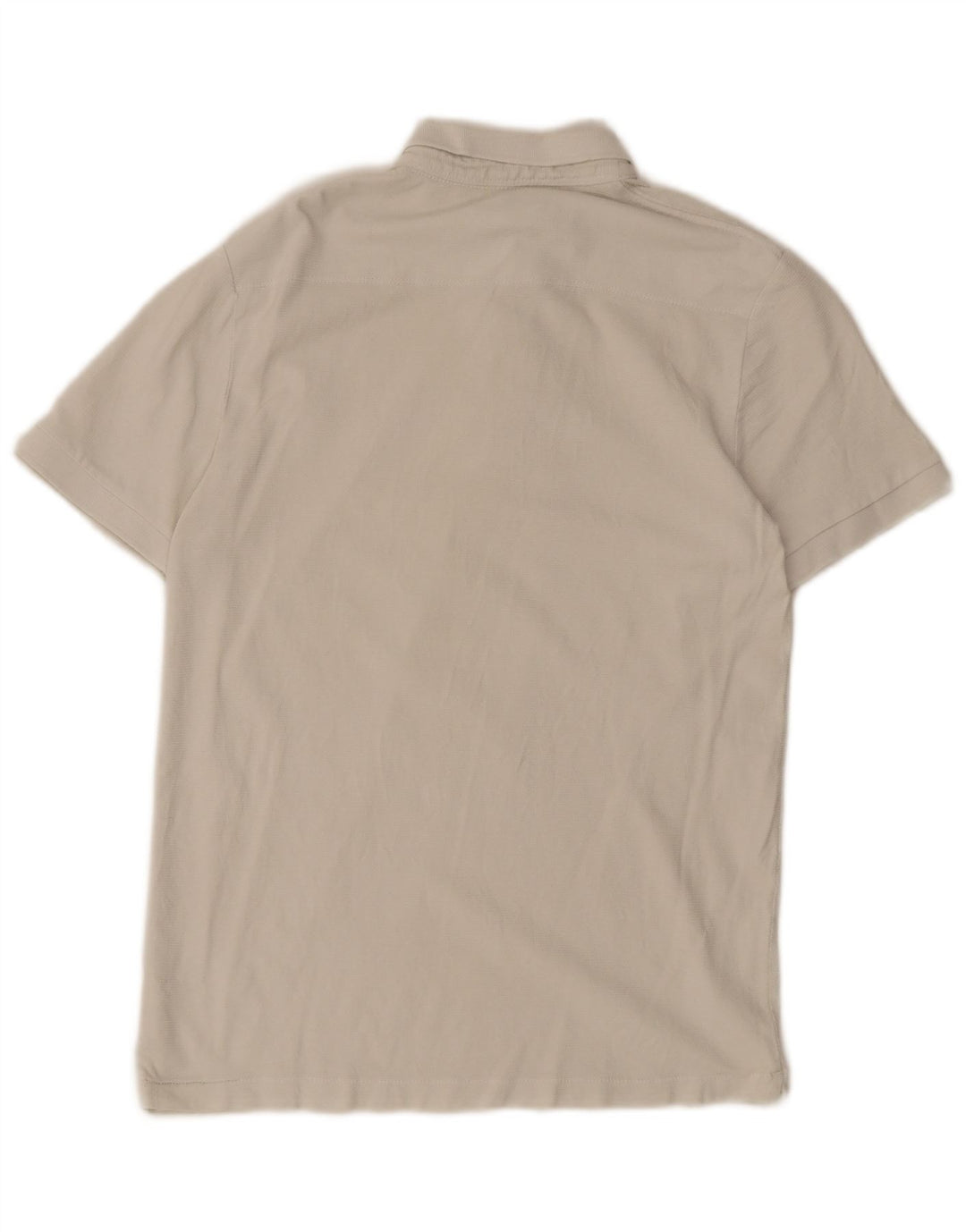 FRENCH CONNECTION Polo de corte regular para hombre pequeño de algodón blanco roto