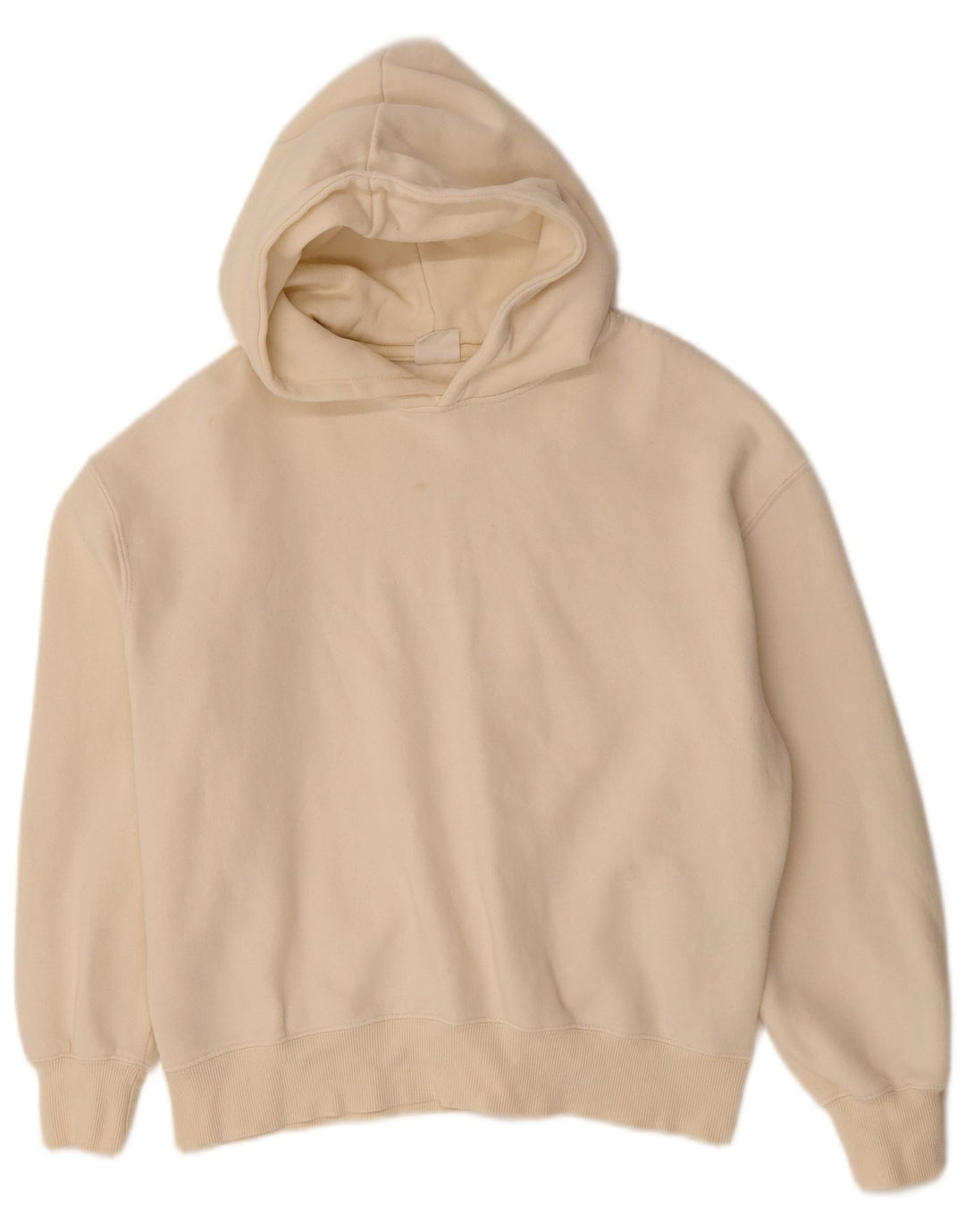 ZARA Jersey con Capucha Niña 13-14 Años Algodón Blanco Roto