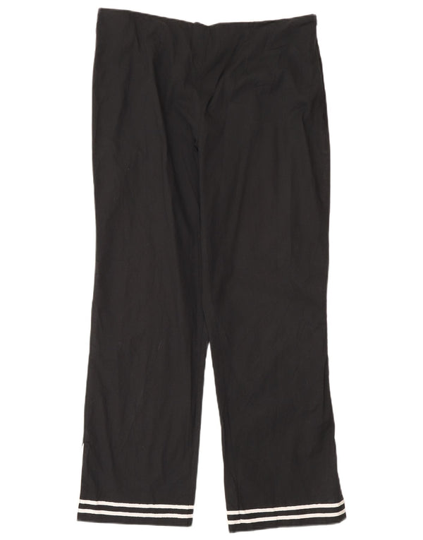 Laura Ashley Pantalones Casuales para Mujer UK 12 Medium W30 L26 Black Stripes