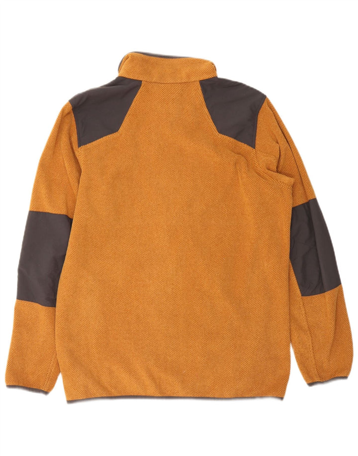 Chaqueta polar Columbia para hombre Poliéster color block naranja medio