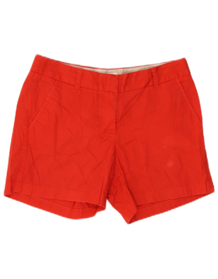 J. Crew Pantalones cortos chinos para mujer US 4 Small W30 Algodón rojo