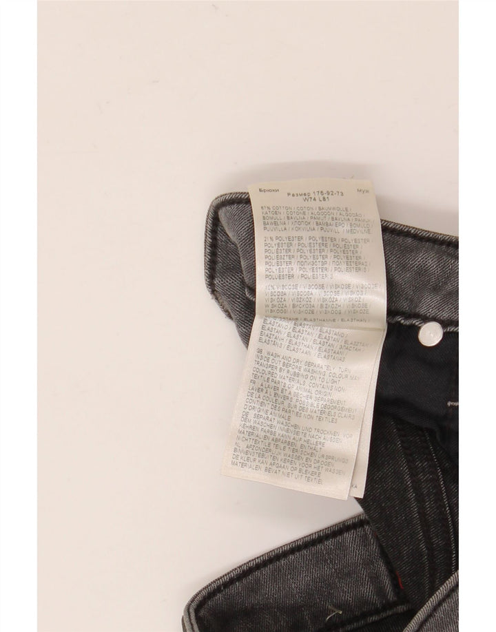 Lee Vaqueros Pitillo Malone para Hombre W29 L32 Algodón Gris
