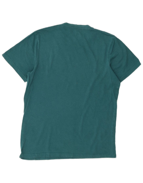Jack & Jones Hombre Camiseta Gráfica Top Small Verde Algodón Navidad