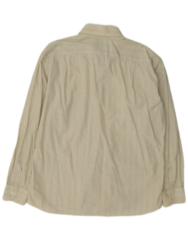 Camisa Roccobarocco Hombre Talla 43 17 XL Cuadros Beige