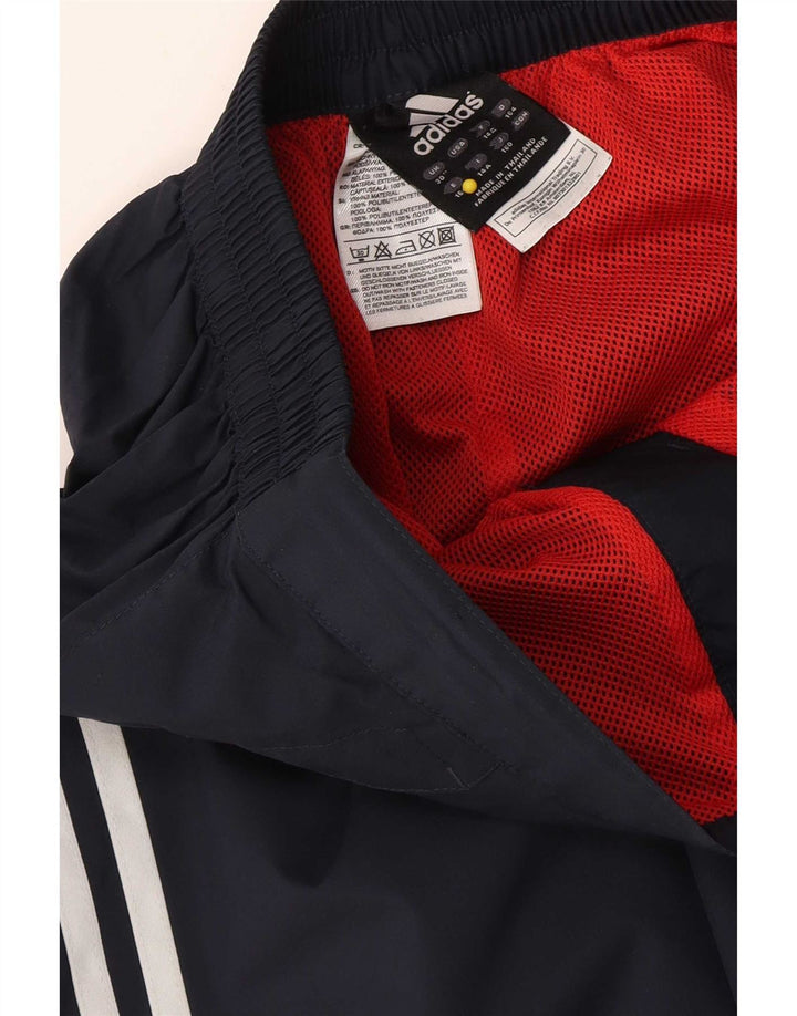 Adidas Hombre Capri Chándal Pantalones Medio Azul Marino Poliéster