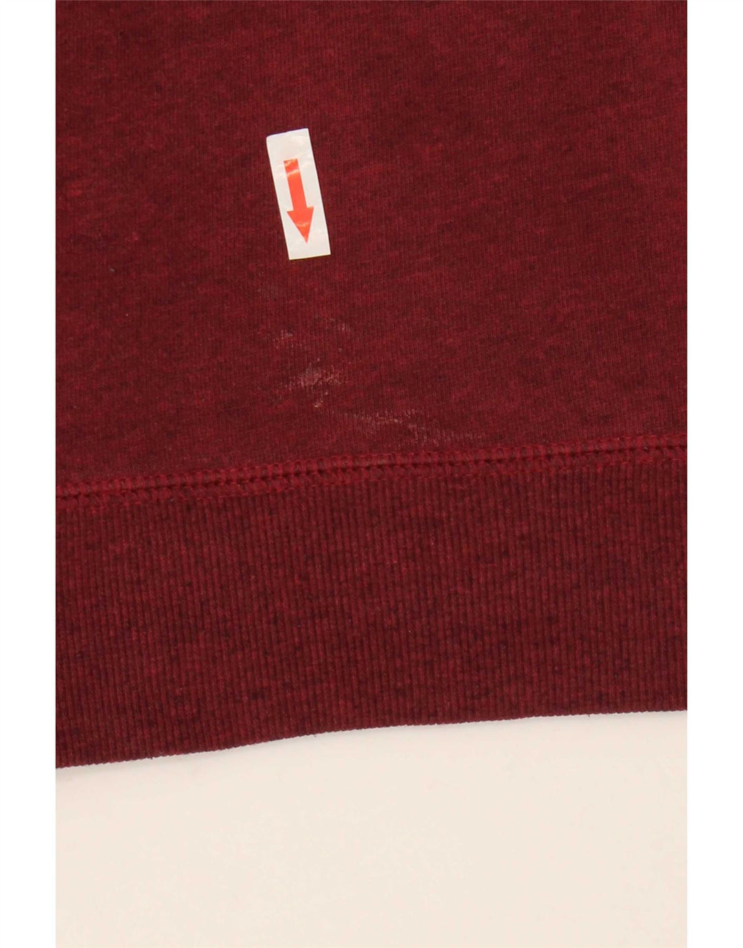 Vans Hombre Sudadera con capucha y cremallera gráfica de algodón burdeos medio
