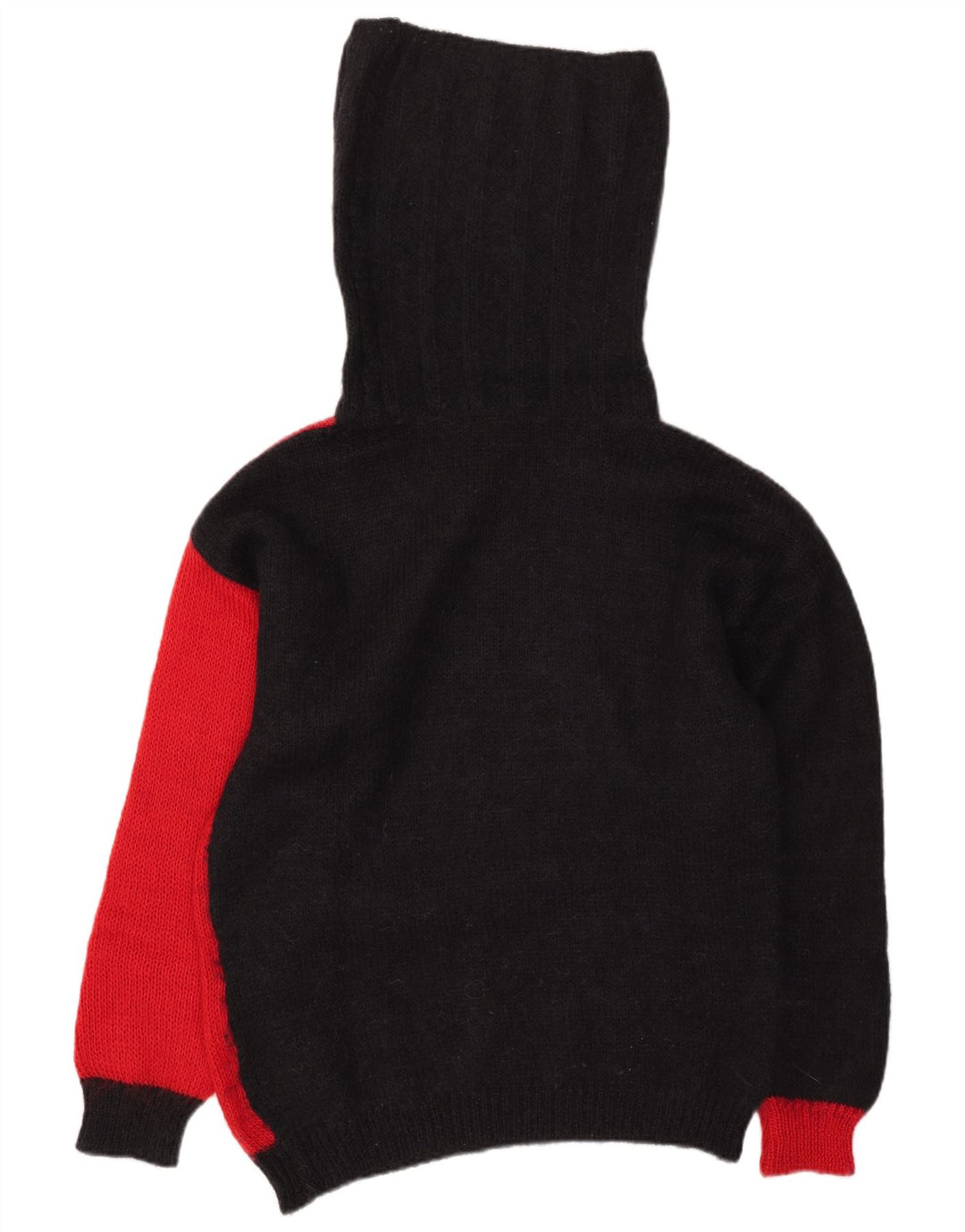 Sandhu Jersey con cuello vuelto para hombre, talla grande, color rojo