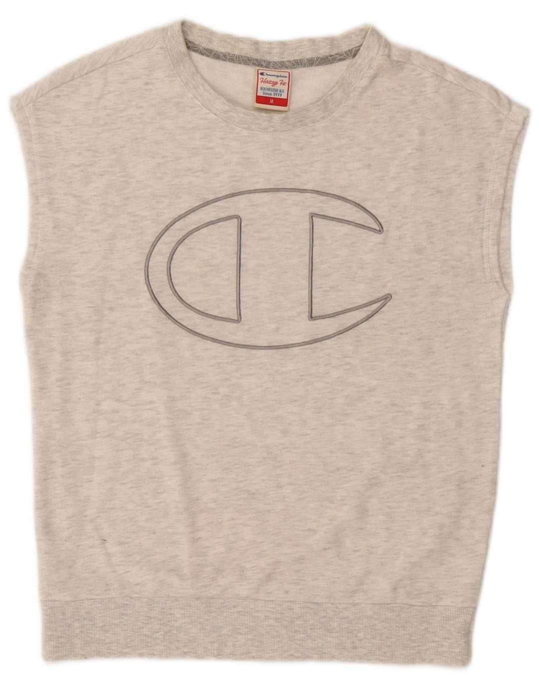 Champion Heritage Fit Graphic Sudadera para Mujer UK 44 Gris Medio