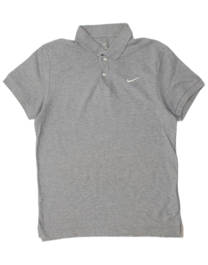 Polo Nike Hombre De Algodón Gris Medio