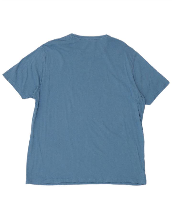 James Pringle - Camiseta para hombre, talla grande, algodón azul