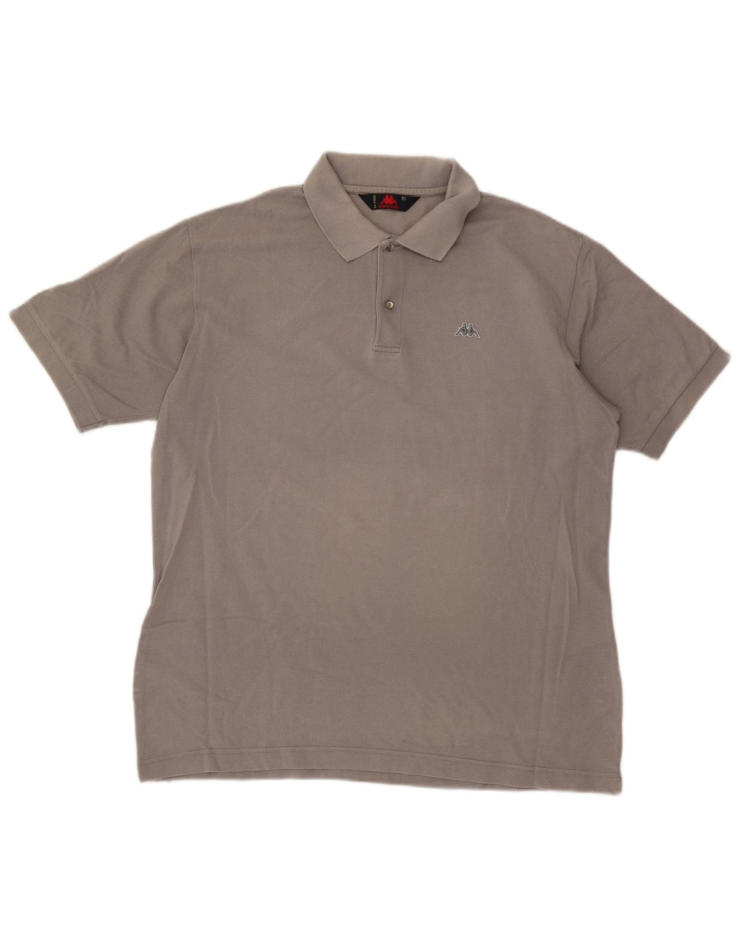 Kappa Polo Hombre XL Gris Algodón