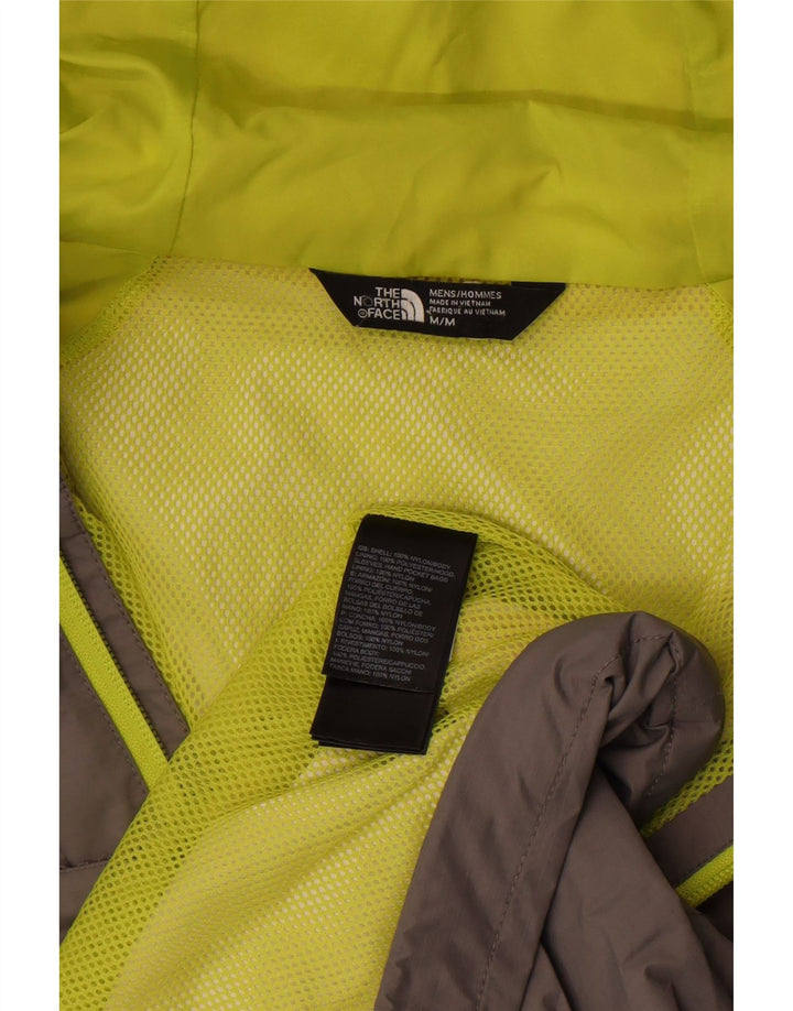 The North Face Chaqueta impermeable con capucha para hombre UK 38 Nylon color block gris medio