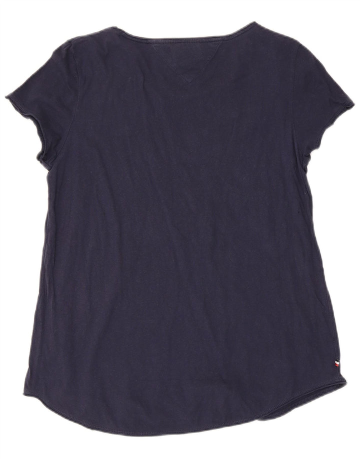 Tommy Hilfiger Camiseta para mujer Top UK 12 Medium Azul marino
